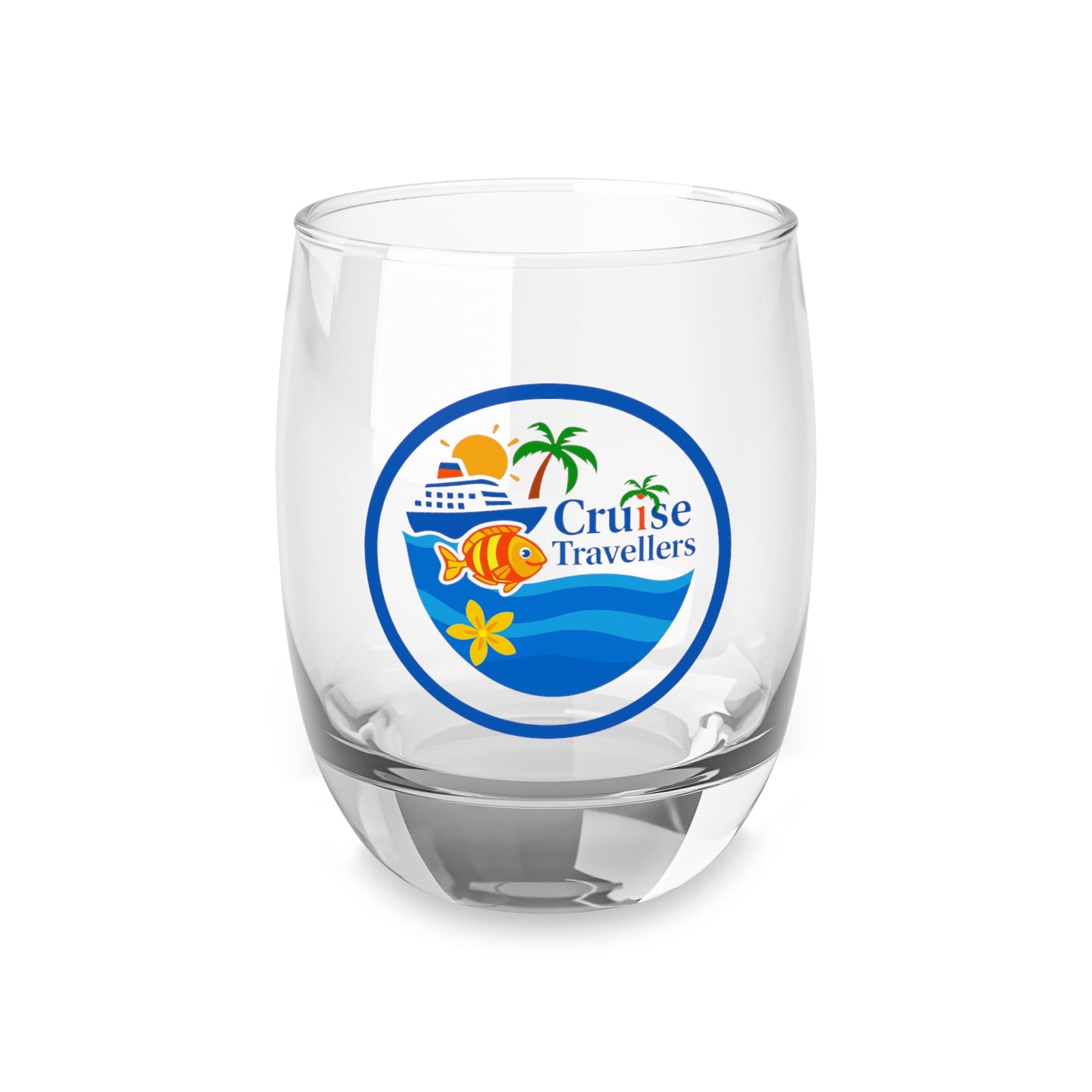 Cruise Travelers Whiskey Glass - Perfect for Beach Lovers, Vacationers, Gifts, Home Bar Decor, and Summer Celebrations