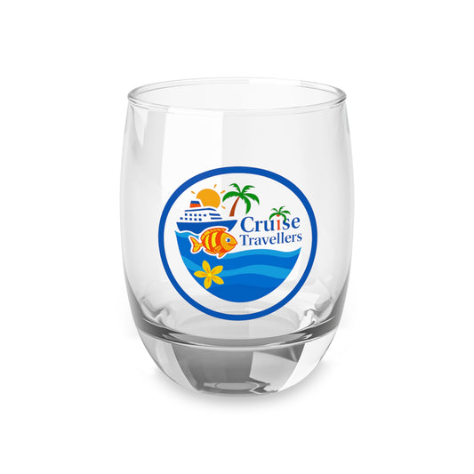 Cruise Travelers Whiskey Glass - Perfect for Beach Lovers, Vacationers, Gifts, Home Bar Decor, and Summer Celebrations