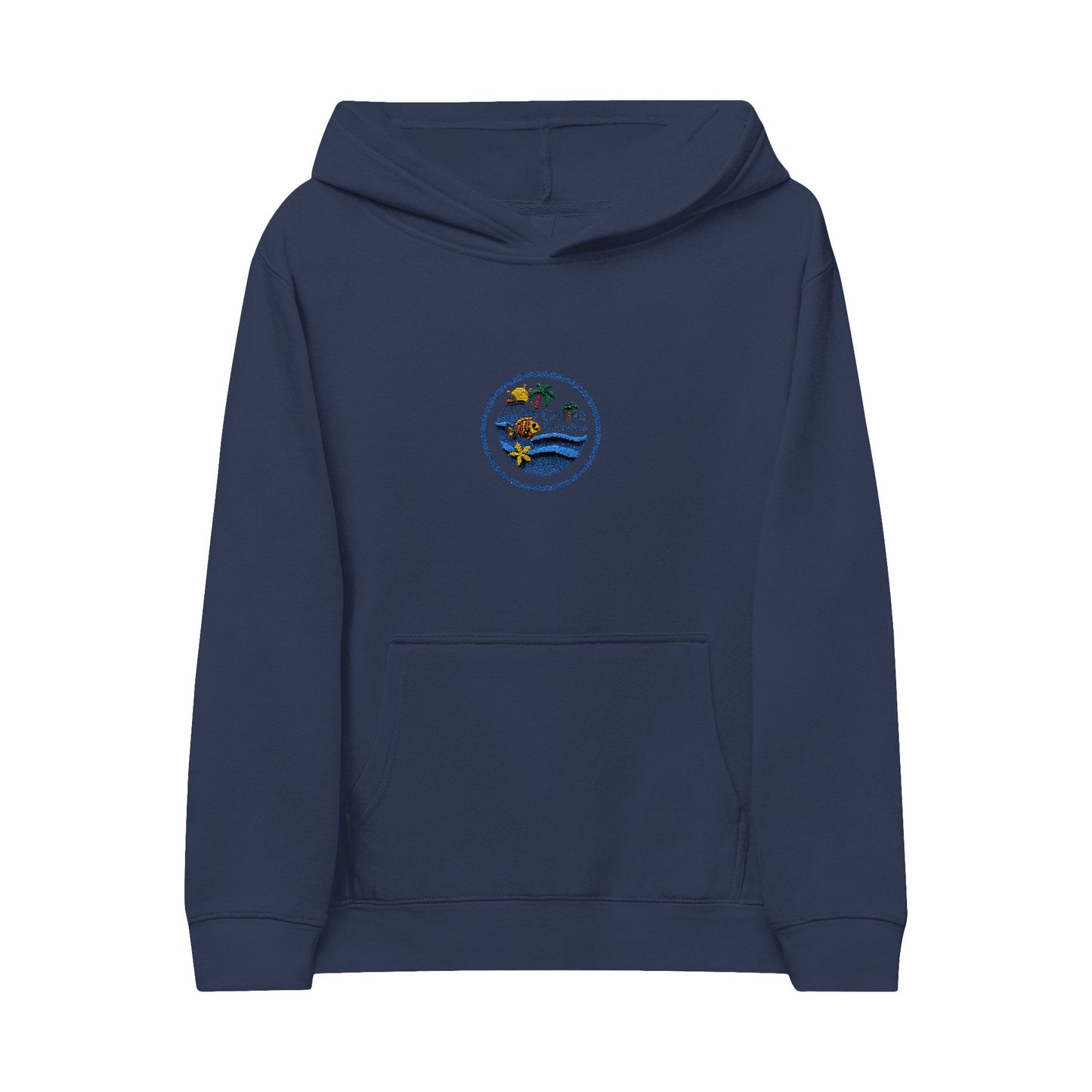 Cozy Kids Fleece Hoodie with Embroidered Design, Perfect Gift for Birthdays, Outdoor Fun, Holidays, Everyday Wear, Stylish and Comfortable