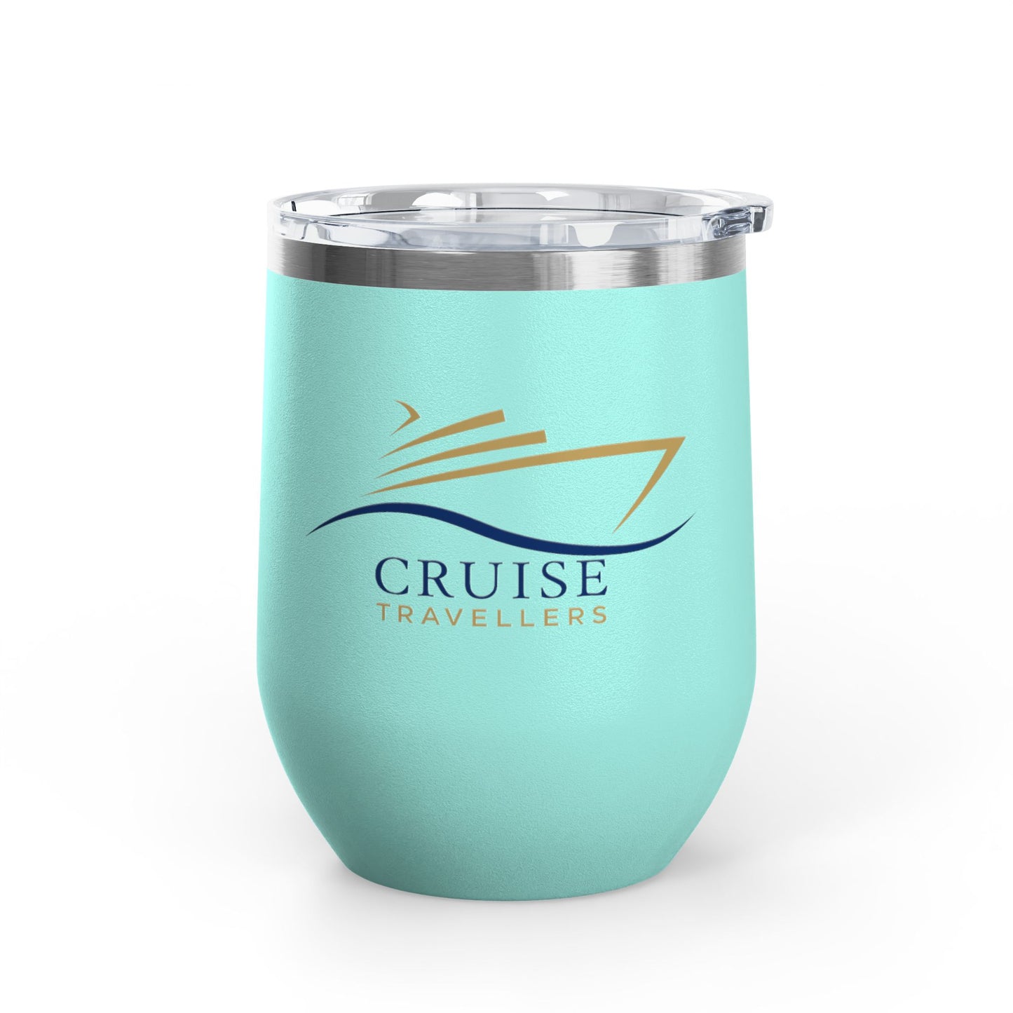 Cruise Travelers Wine Tumbler, 12oz - Perfect for Vacation, Travel Gifts, Party Decor, Nautical Themes, Boat Lovers